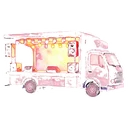 電子花車